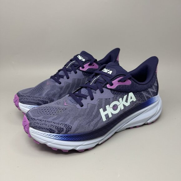 Hoka Challenger ATR 7 Trail Gray Low Running Sneaker Shoes 1134498 Womens 9.5B - Picture 3 of 9